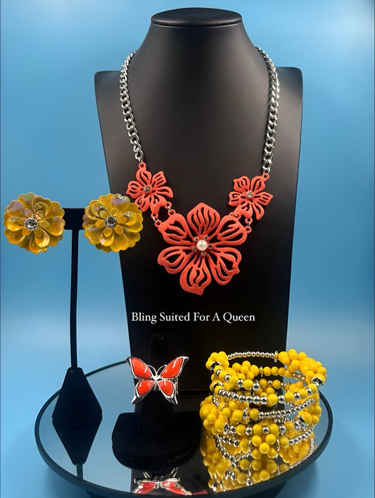 Set it up with Lola -orange butterfly