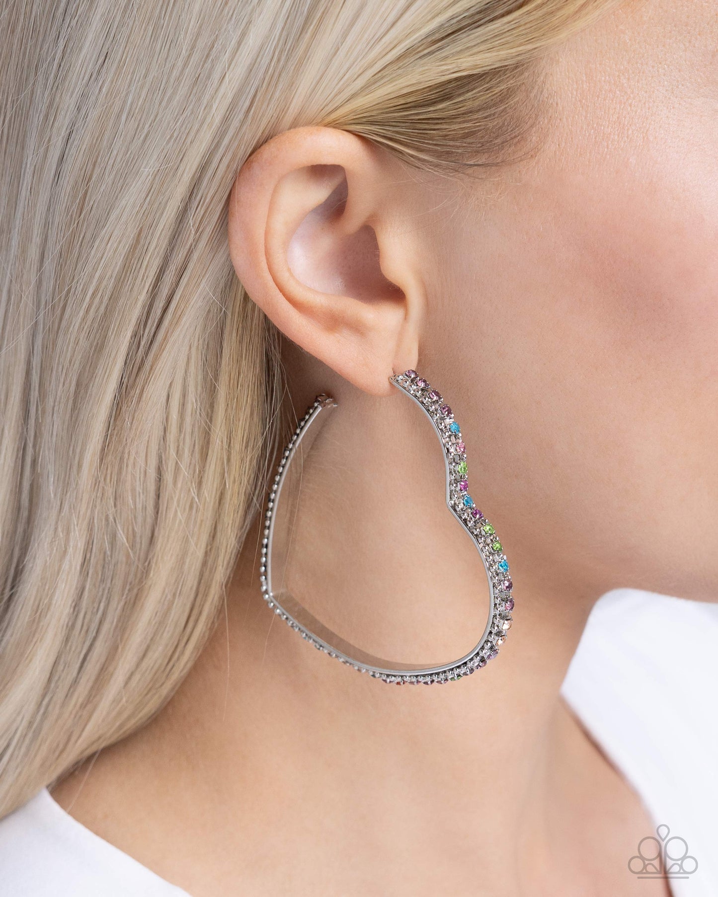 Halftime Hearts - Multi earrings