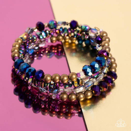 Impresionante pulsera Infinity de latón