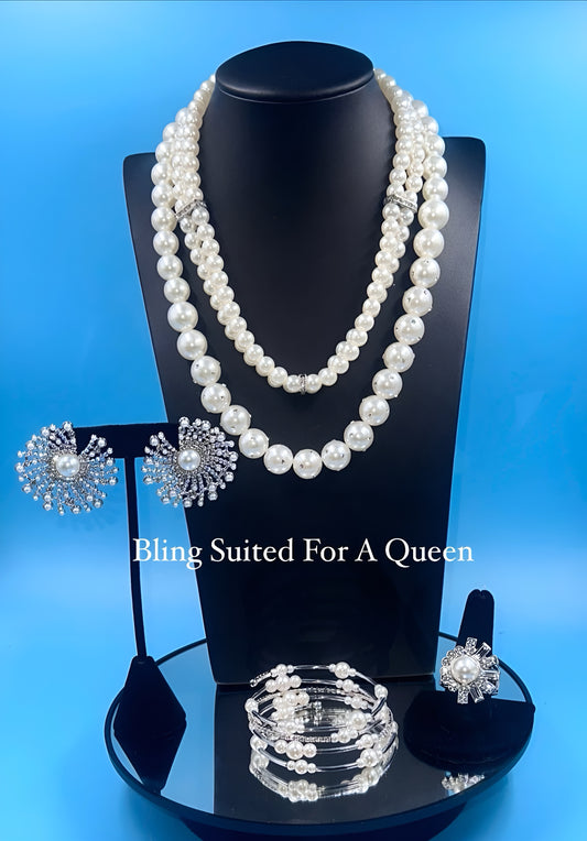 Set it up with Lola-double up pearls