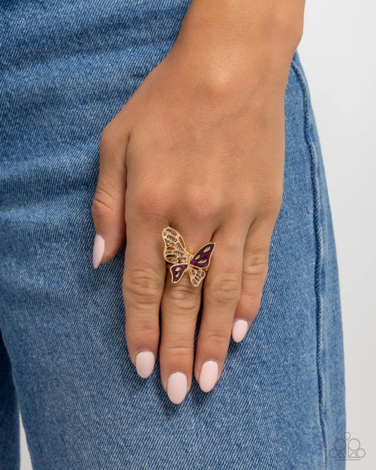 Anillo de oro de subasta aérea