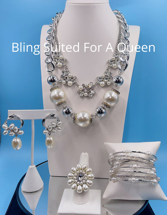 Pearl set - 2necklaces-Set it up with Lola