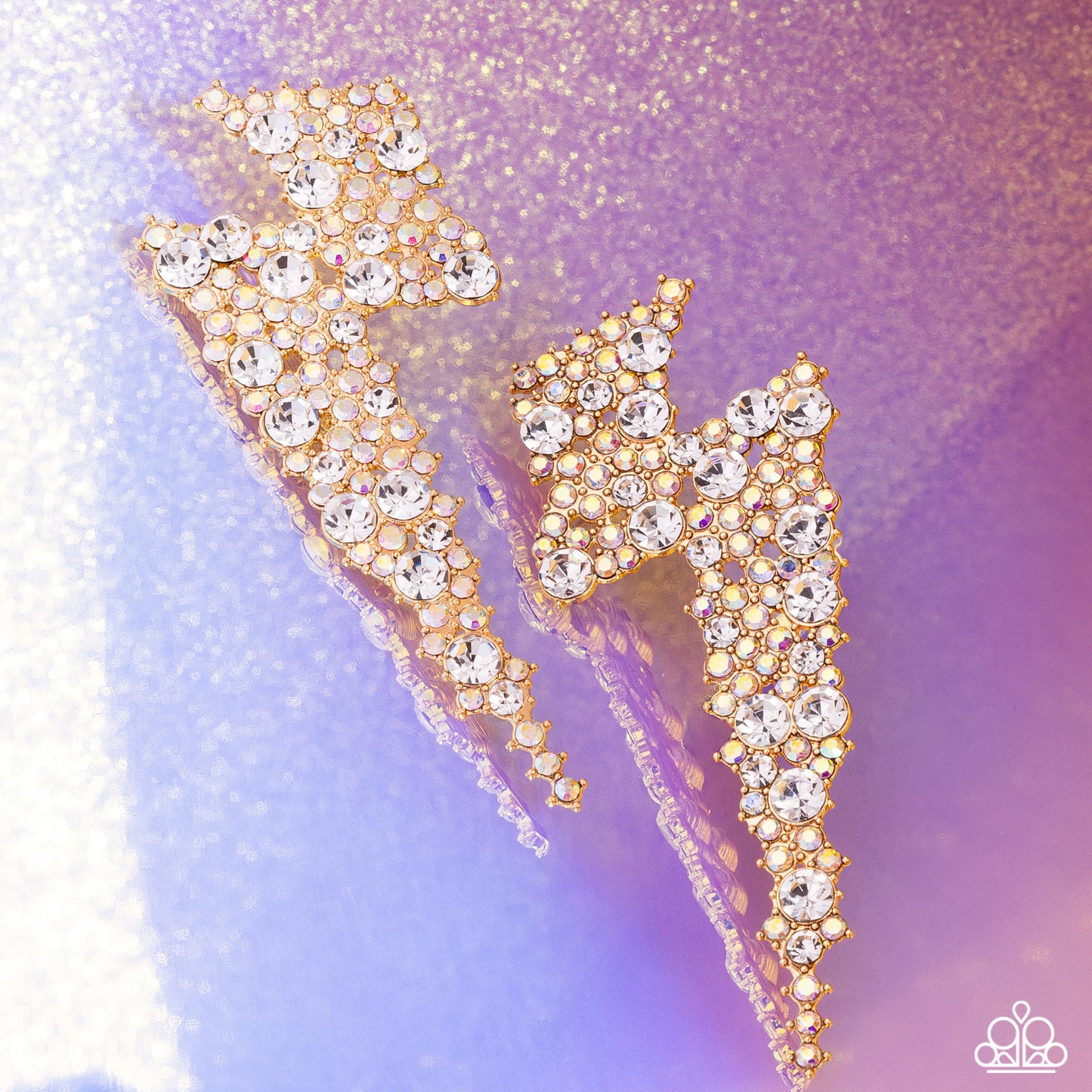 Refulgencia eléctrica - Pendientes de oro