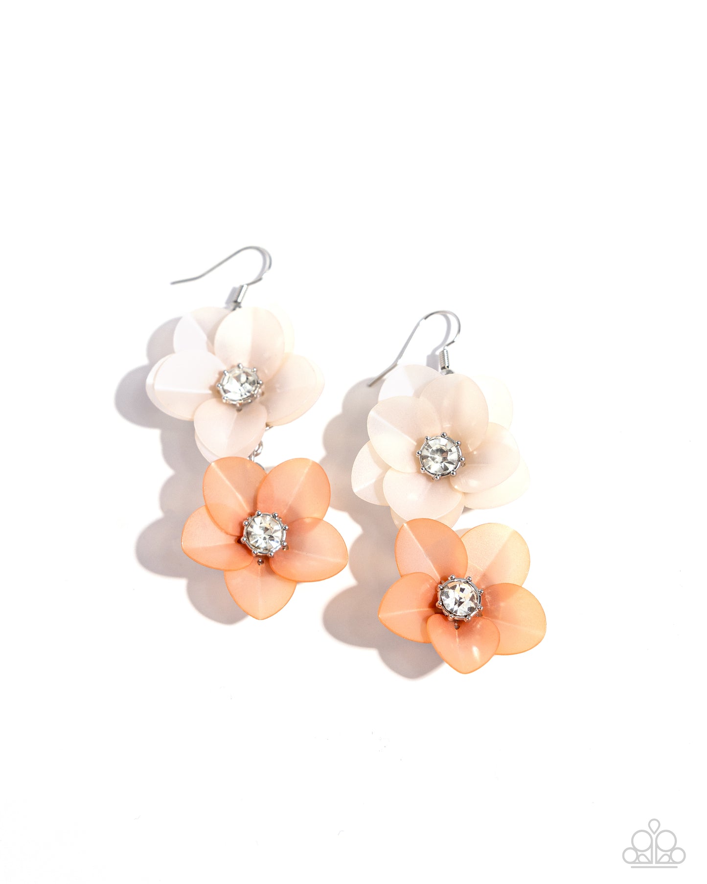 Fairy Tale Florals - Orange earrings