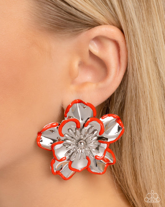 Merry Model - Red earrings