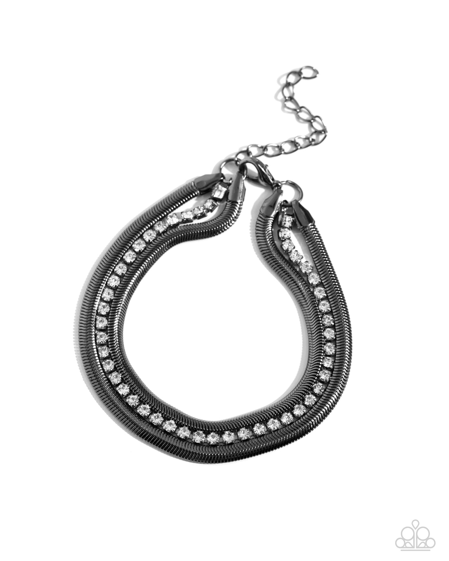 Un tesoro CUADRADO - Pulsera negra
