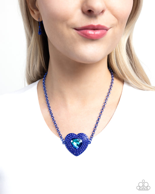 Locket Leisure - Blue necklace