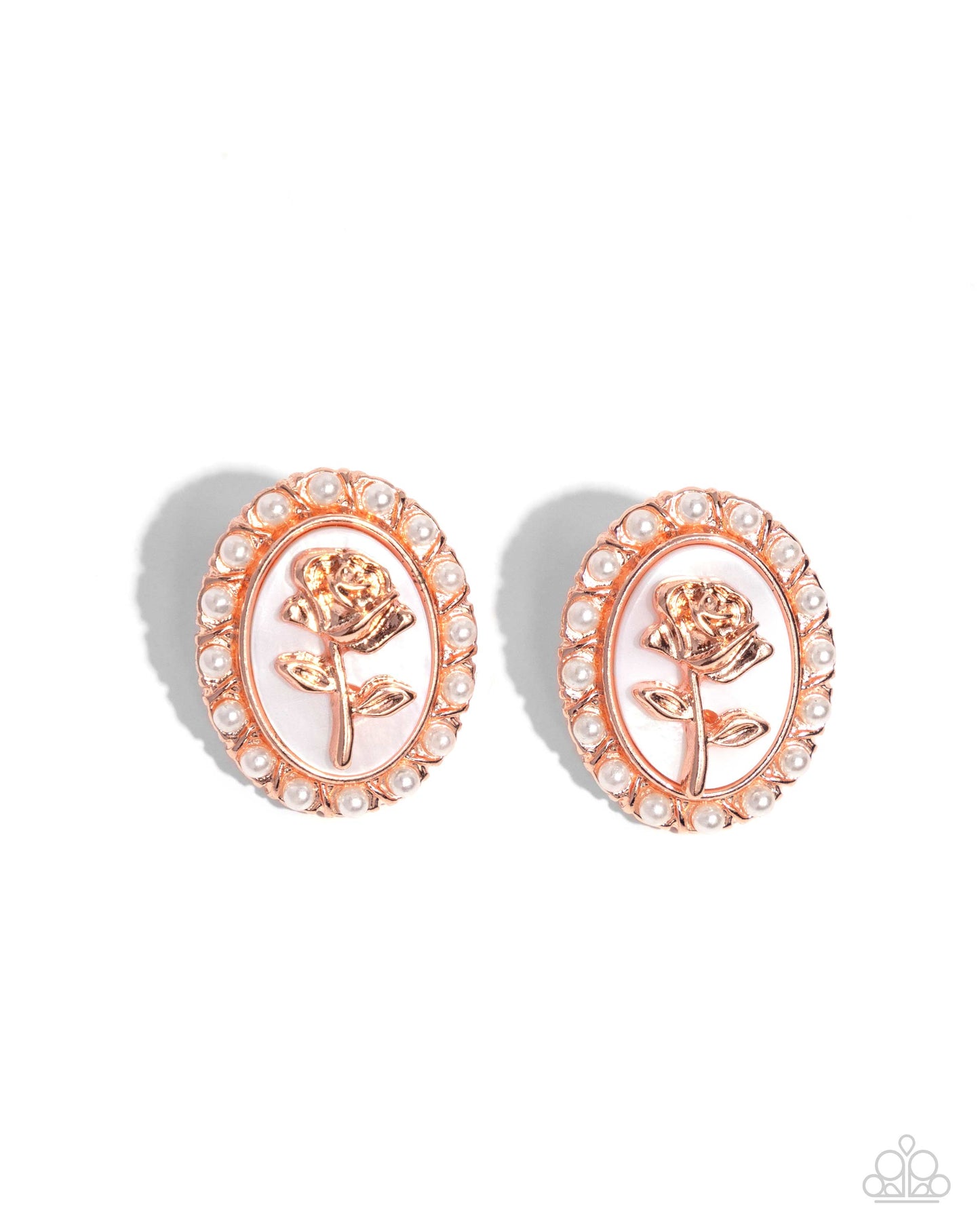 Rosy Relic - Copper earrings and ring set