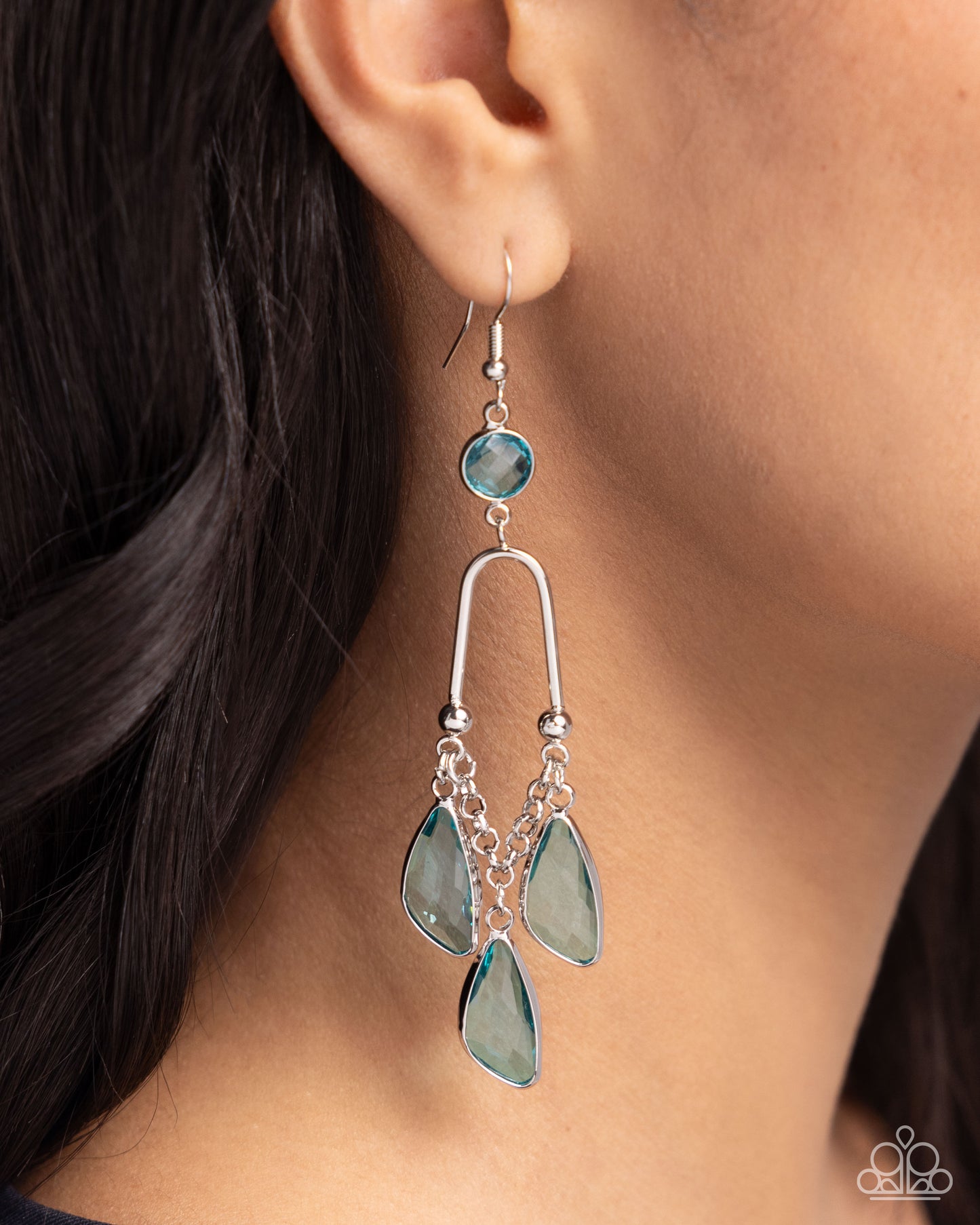 Winged Wardrobe - Blue earrings
