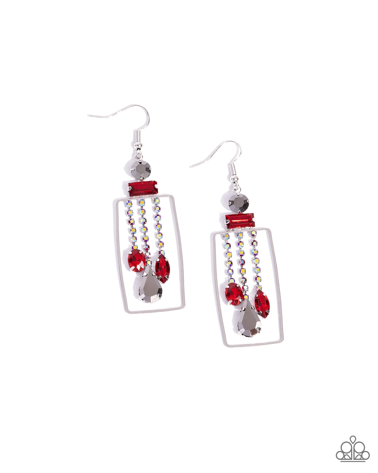 Característica enmarcada: pendientes rojos