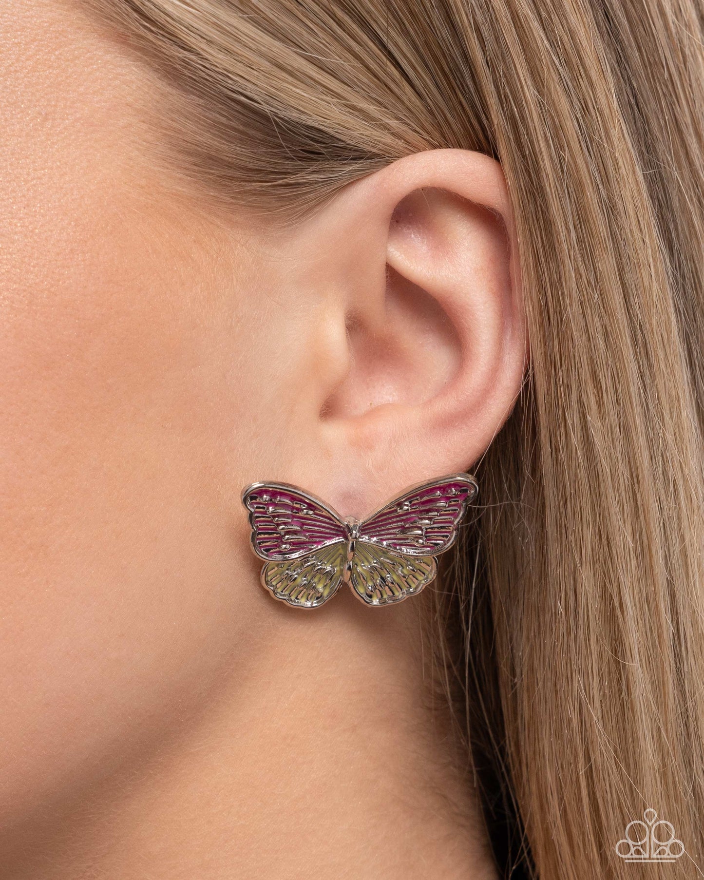 Aerial Appreciation - Pink earrings
