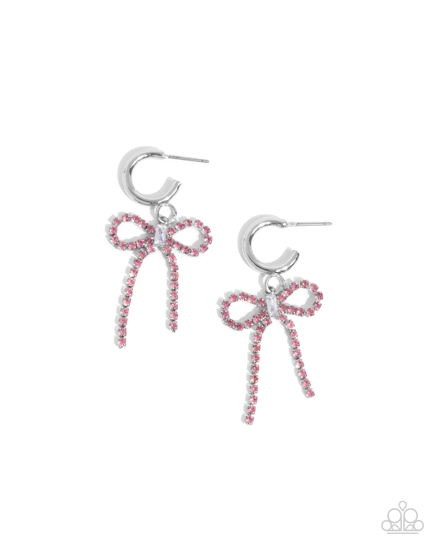 Whispering Whimsy - Pendiente rosa