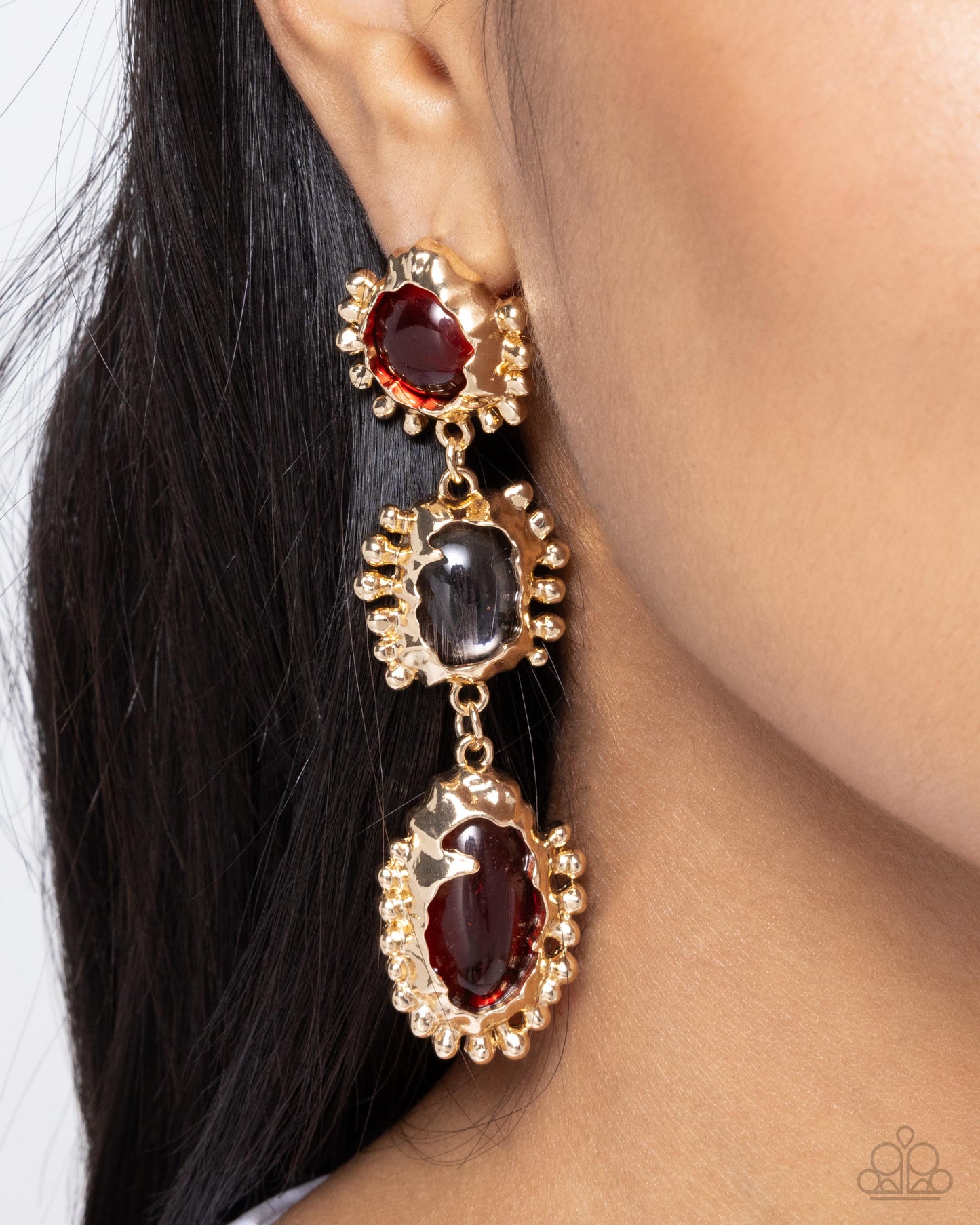 Elegancia emocional - Pendientes rojos