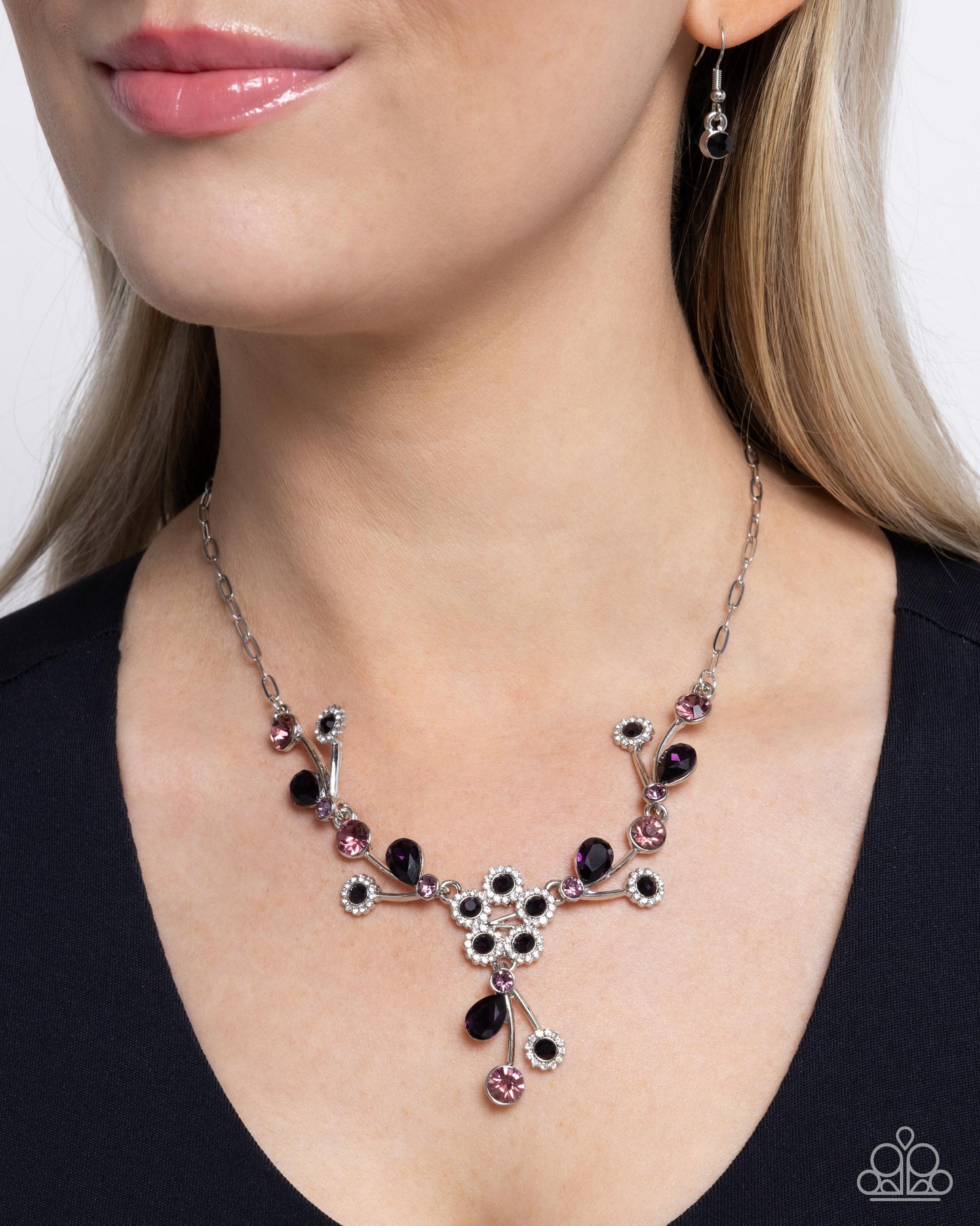 Blossom Queen - Purple necklace