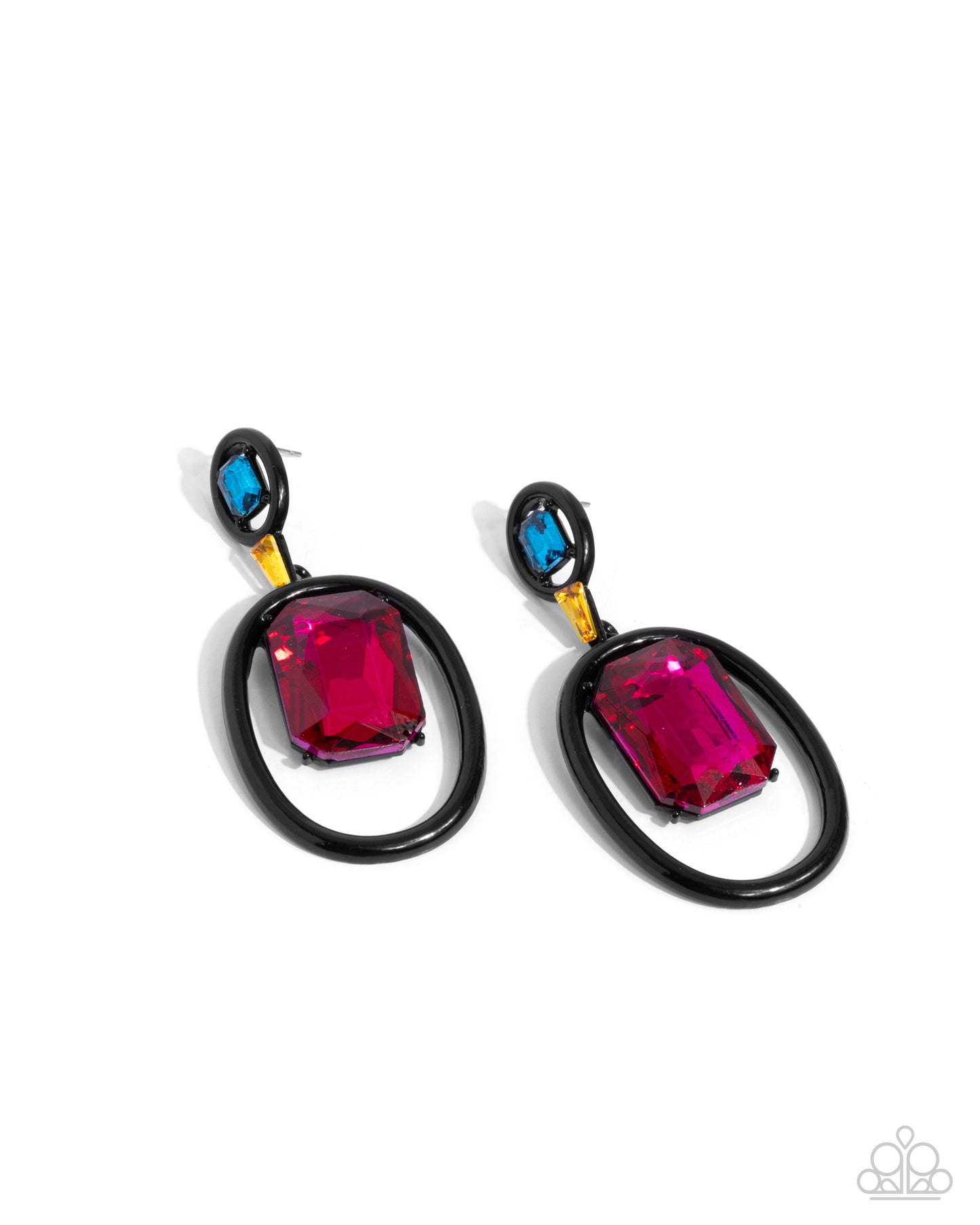 Pendientes negros Dipped in Dazzle