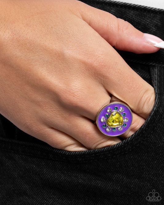 Cuadro de salón - Anillo morado