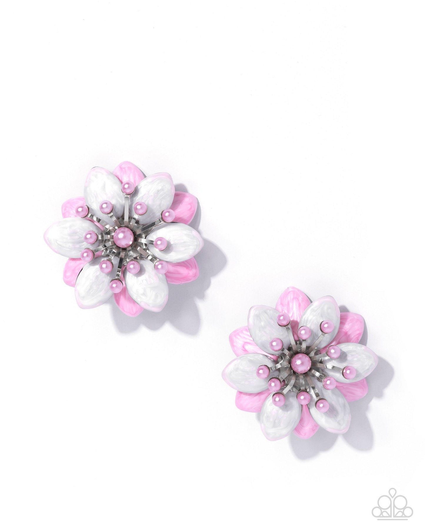 Dimensional Dowry - Pink earrings