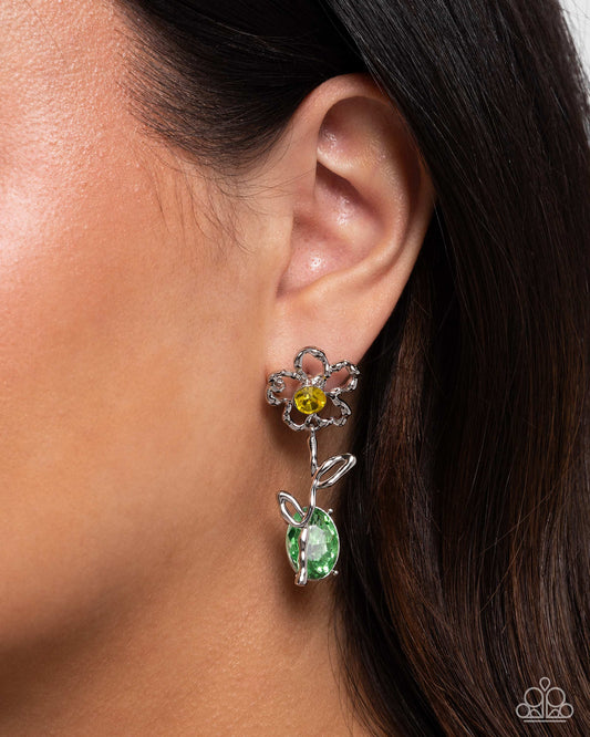 Whimsical Welcome - Yellow earrings