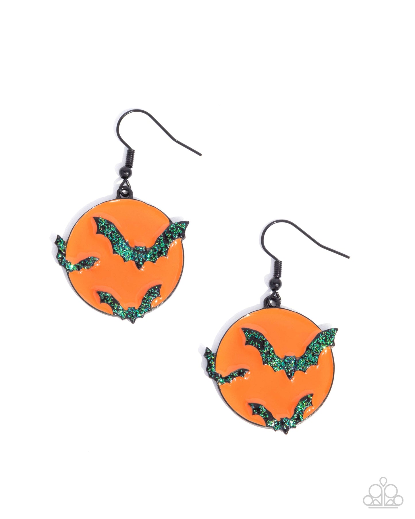 Vampire Bats - Orange earrings