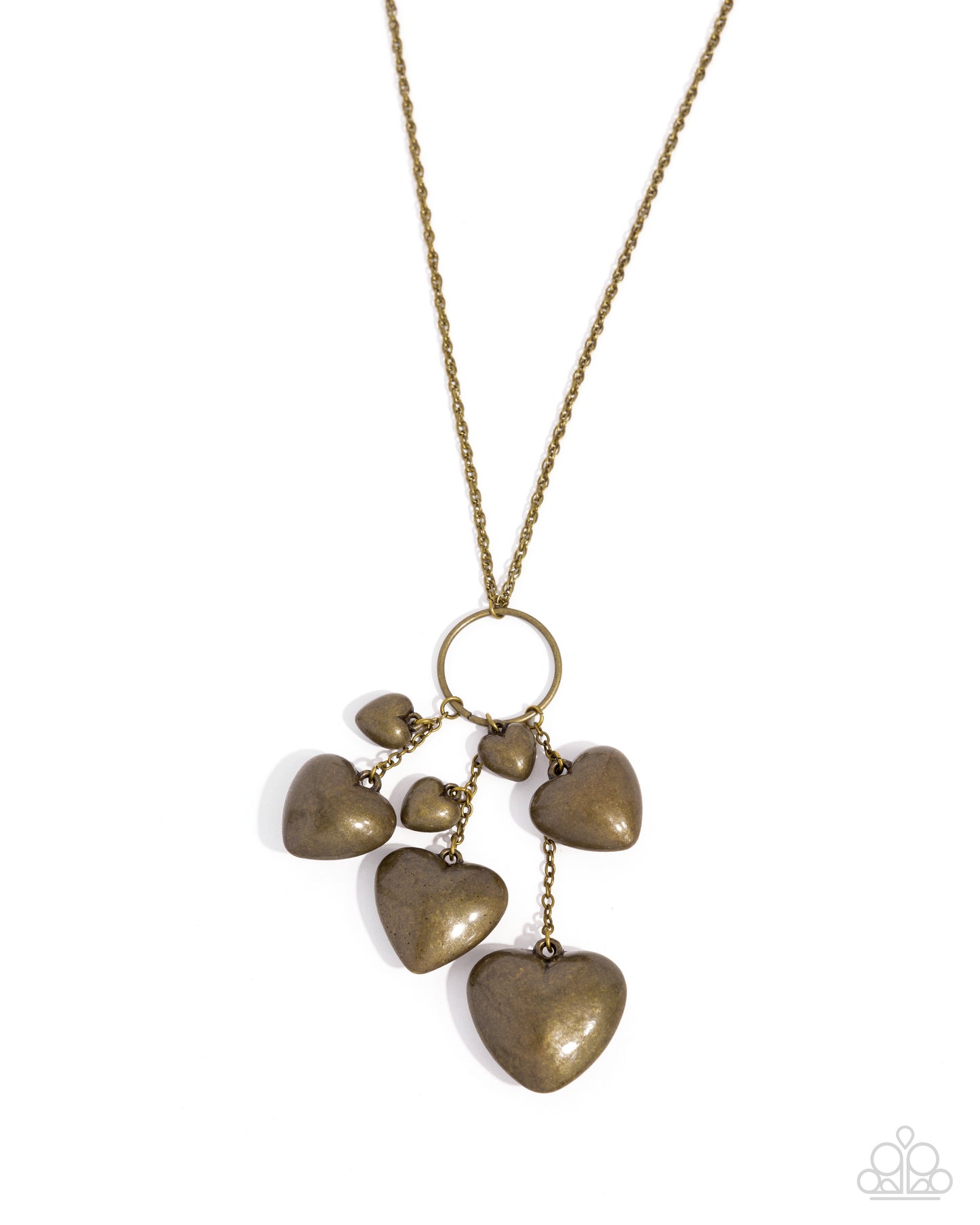 Heart Haul - Brass necklace