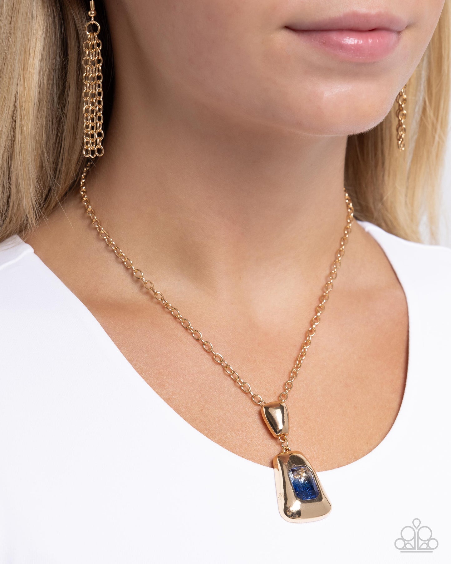 Colgante Promesa - Collar azul