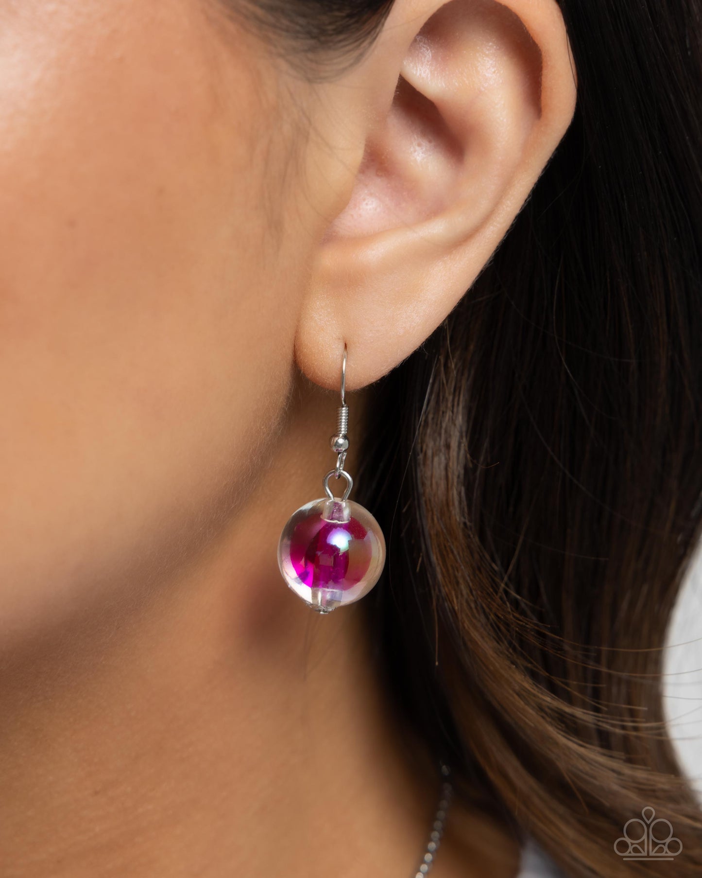 Iridescent Identity - Pink necklace