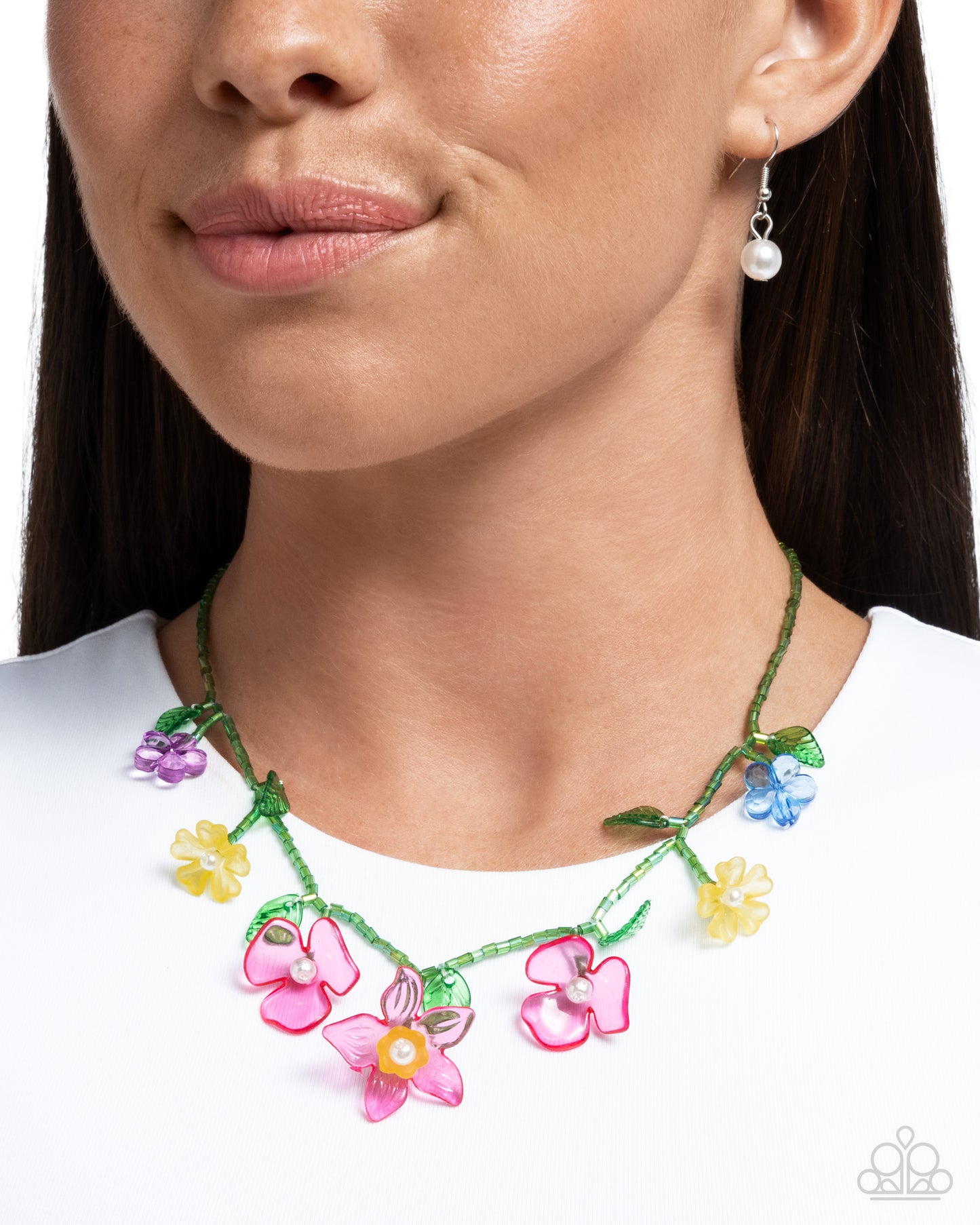 Gourmet Garden - Pink necklace
