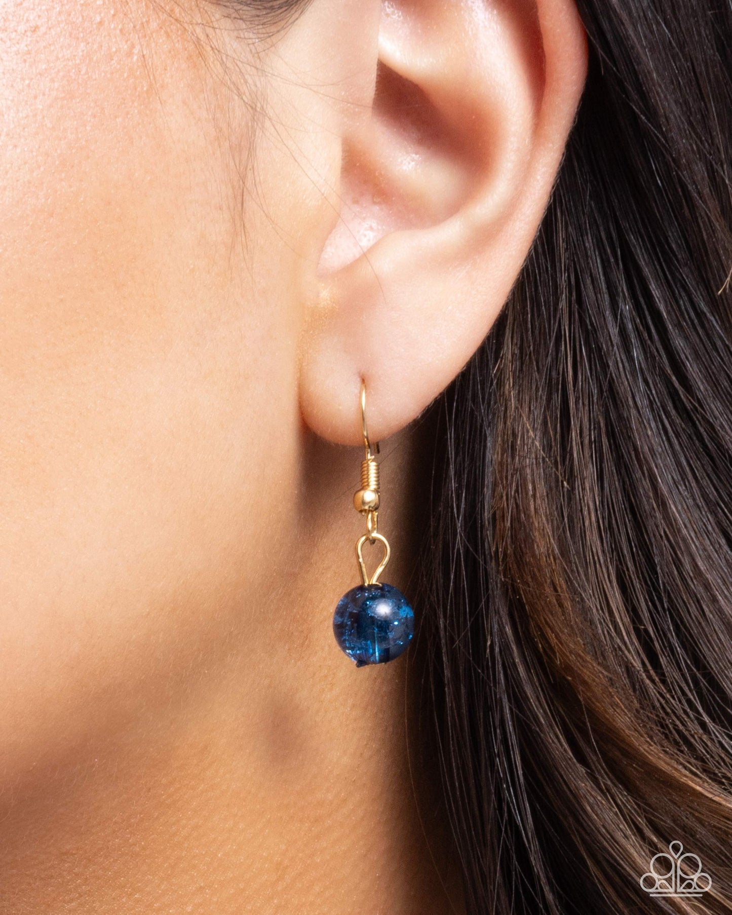 Crackling Chic - Collar azul