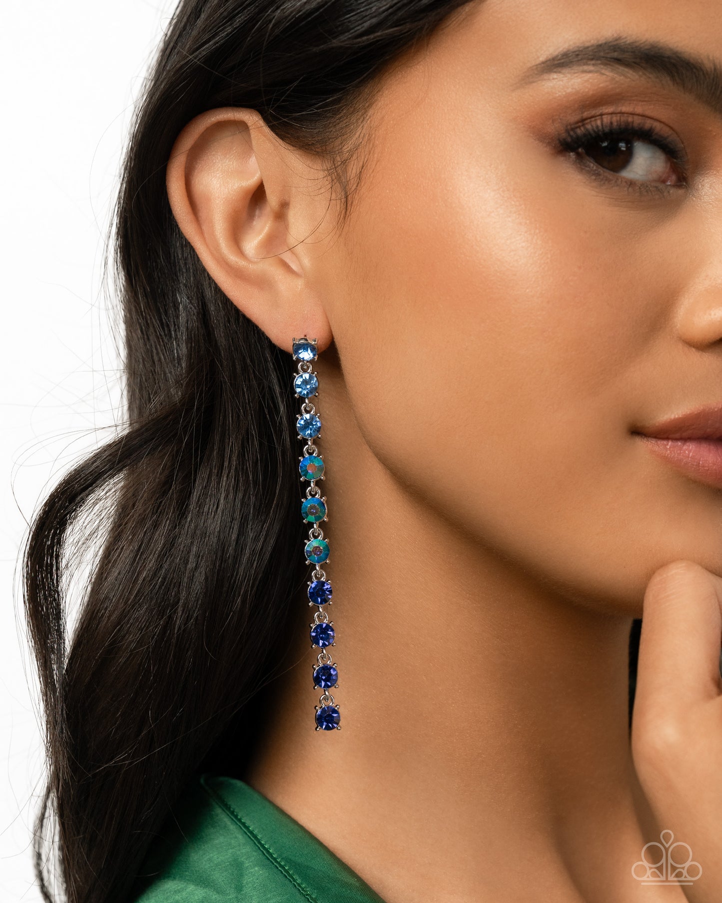 Opulent Ombré - Blue earrings