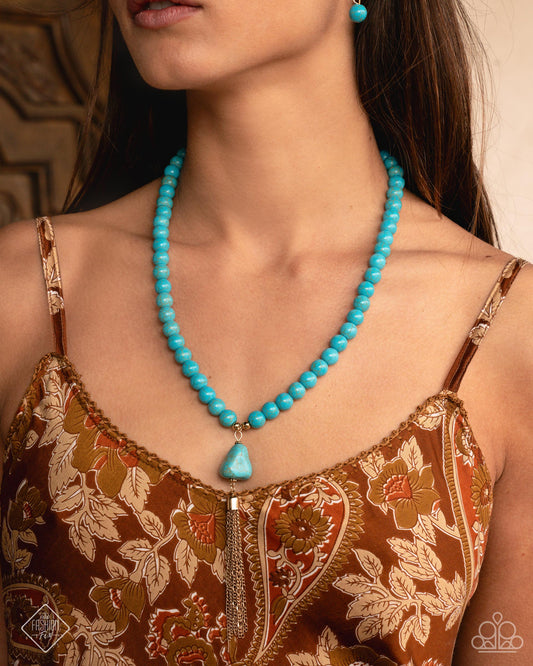Coachella Chic - Collar azul