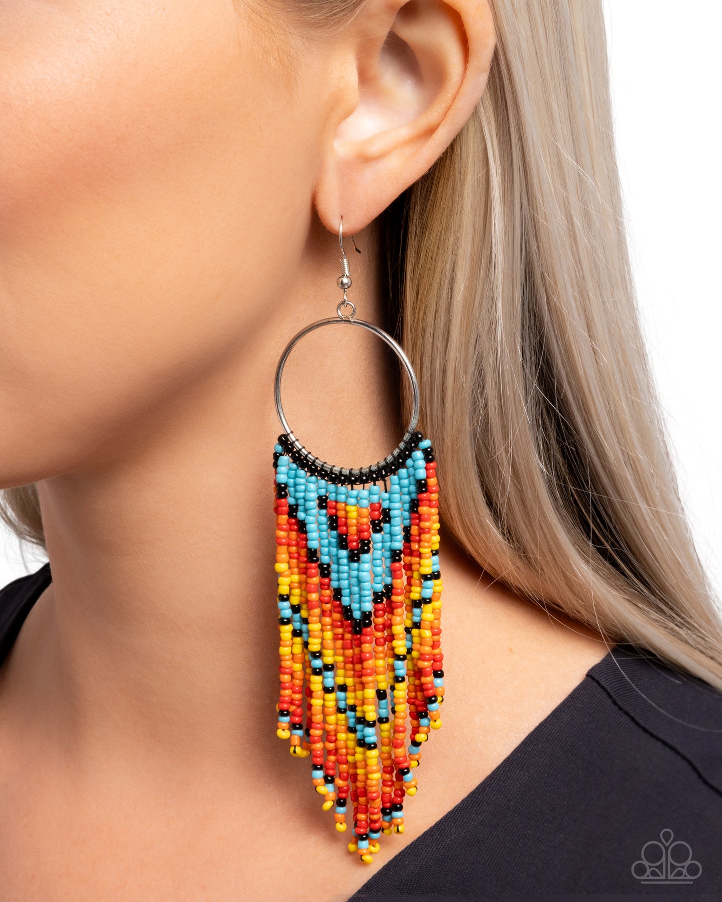 Waving the Banner - Multi earring