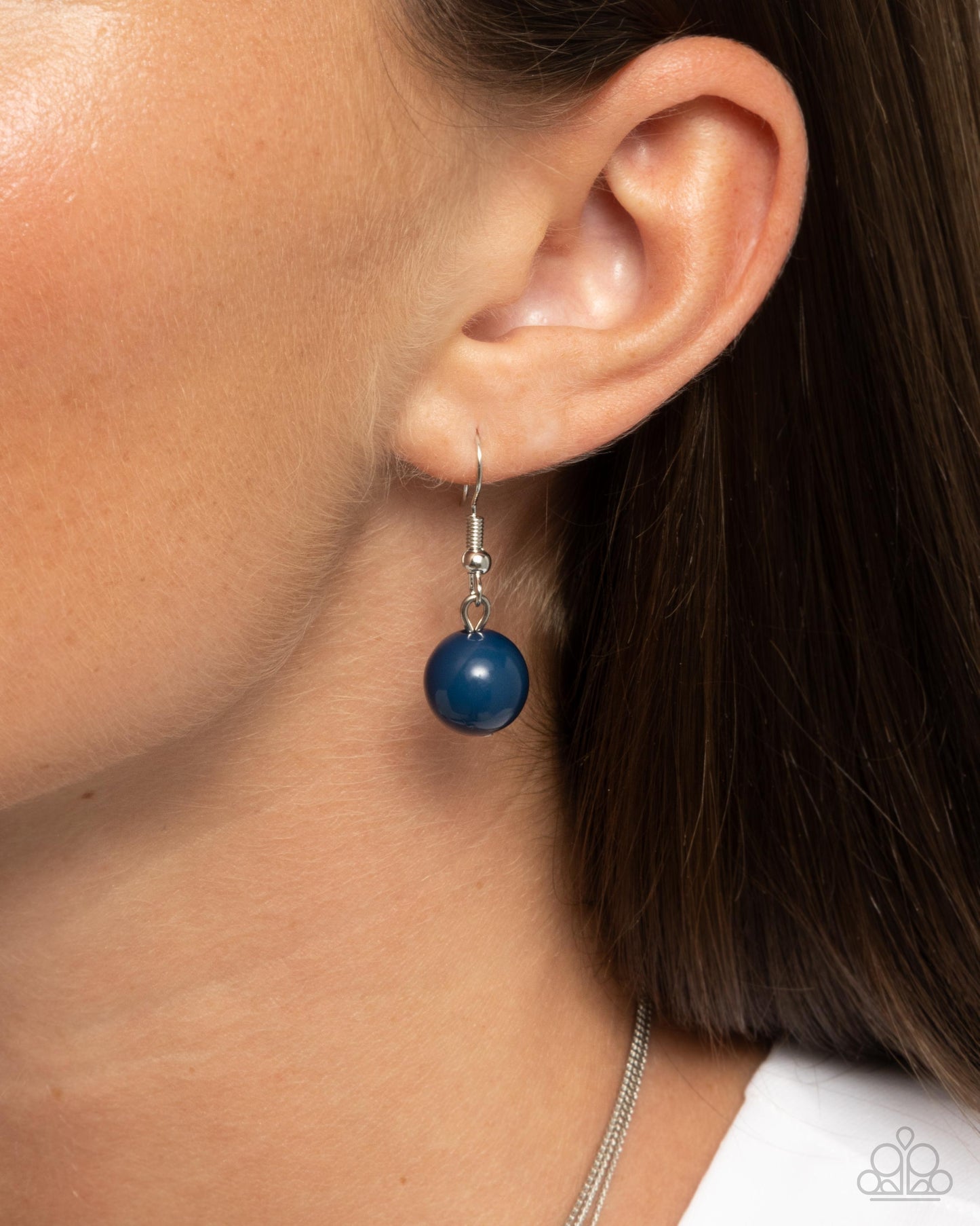 Speckled Statement - Blue necklace