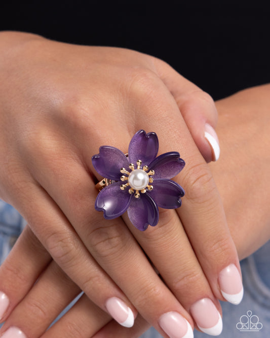 Fuerza Floral - Anillo morado