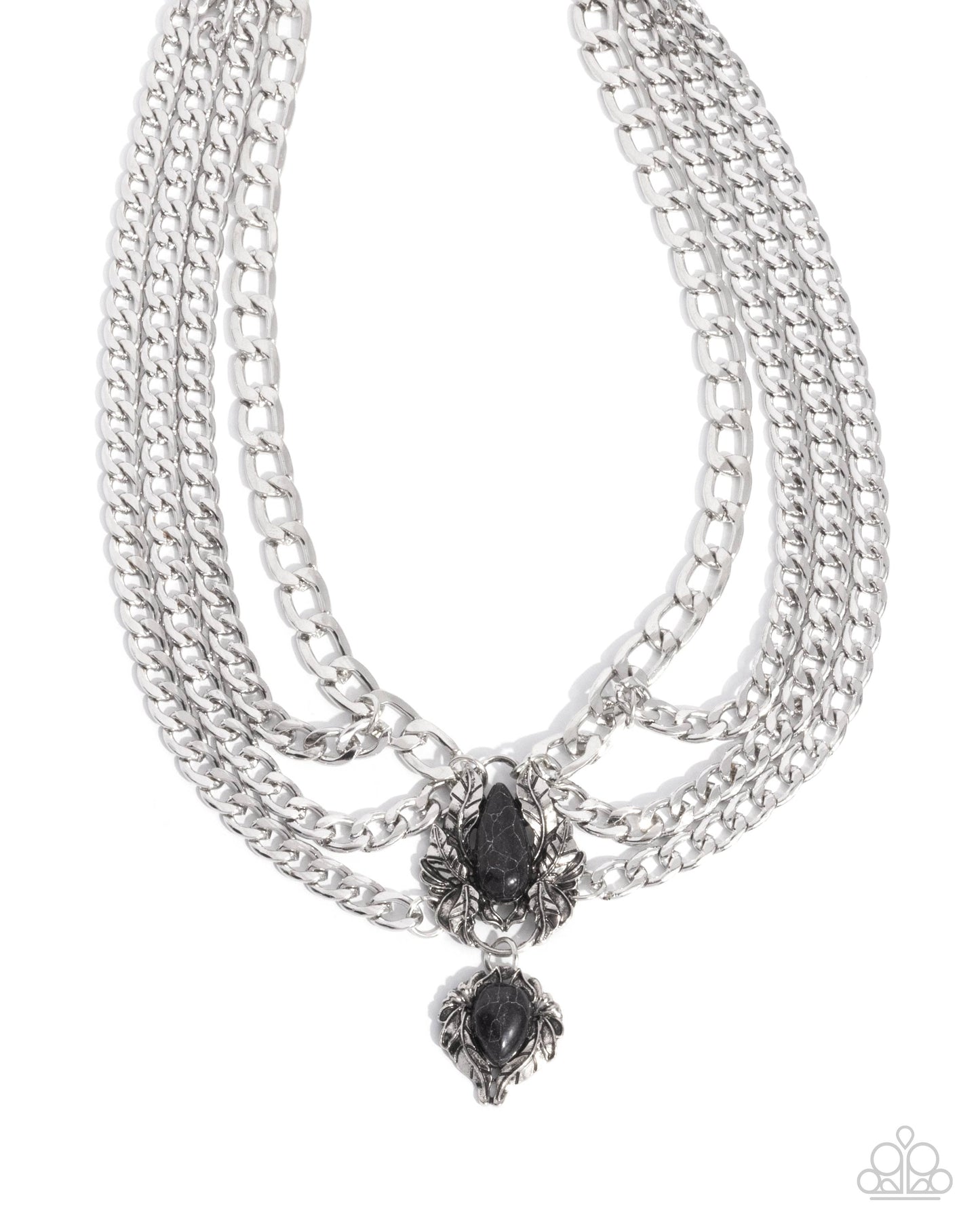 Laurel Layover - Black necklace