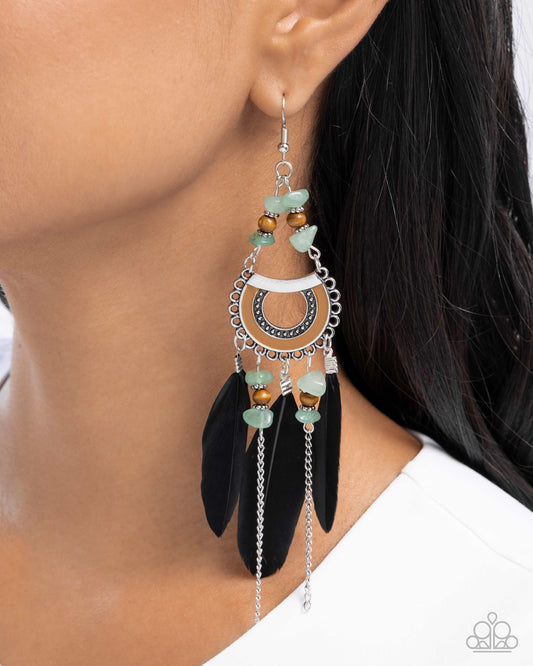 Serene Stage - Green earrings