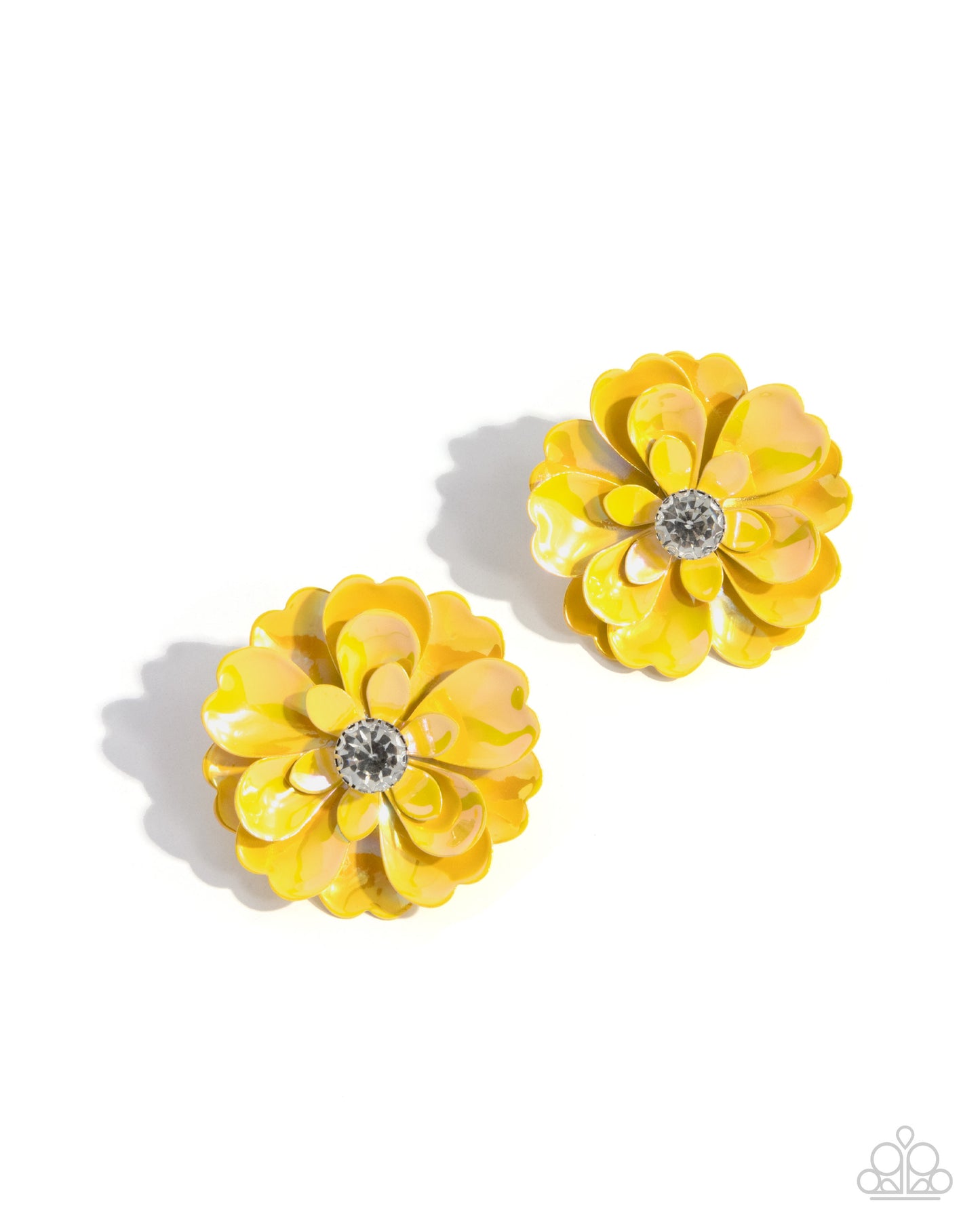 Growth Rate - Yellow earrings