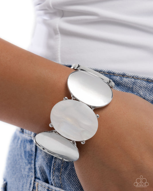 Longing for More - White bracelet