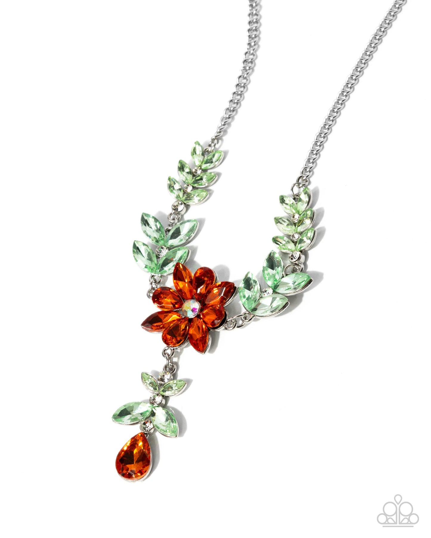 Bouquet Backdrop - Orange necklace