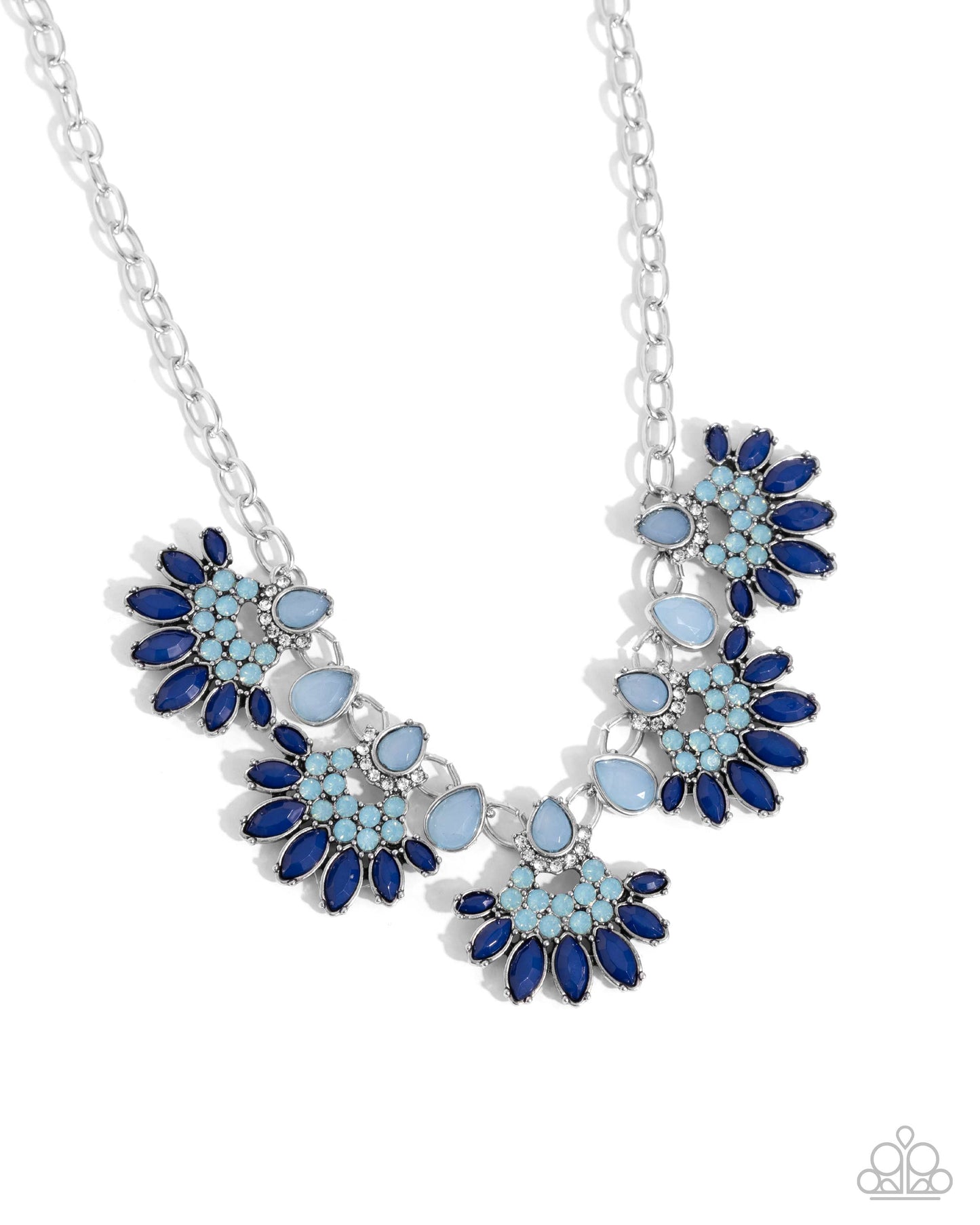 Flawless Fringe - Blue necklace
