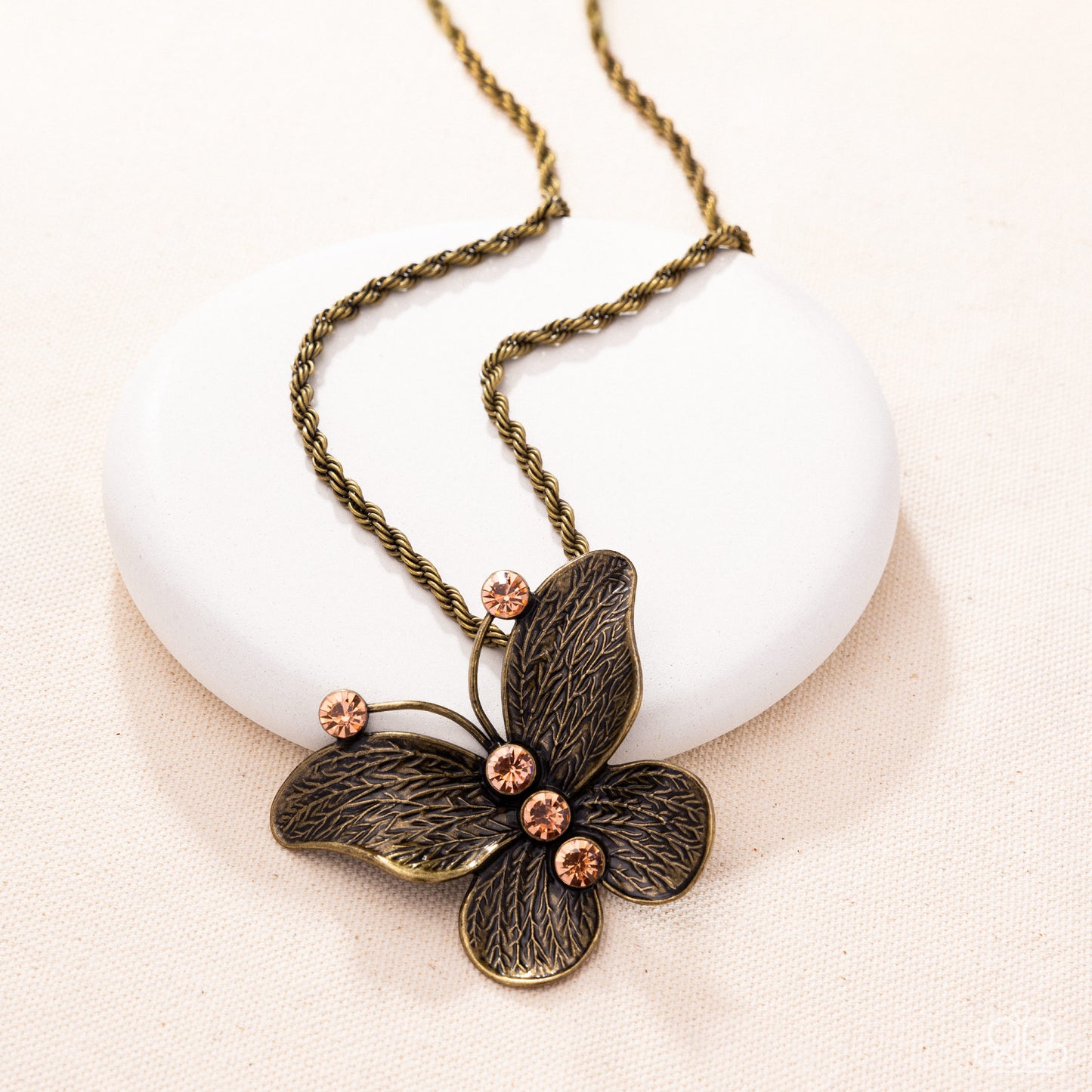 Flight Test - Brass necklace
