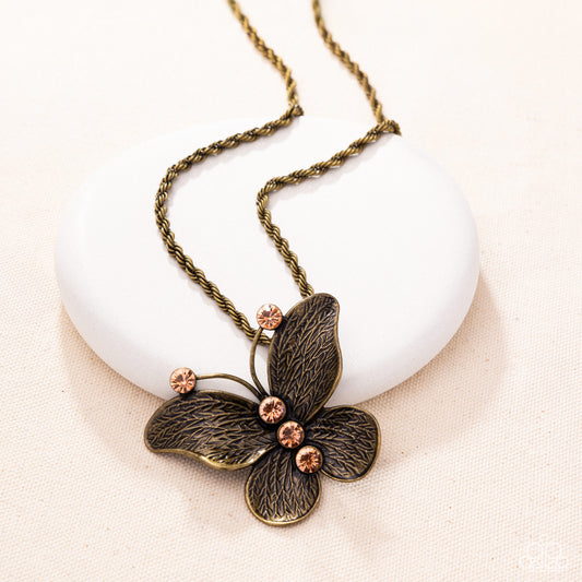 Flight Test - Brass necklace