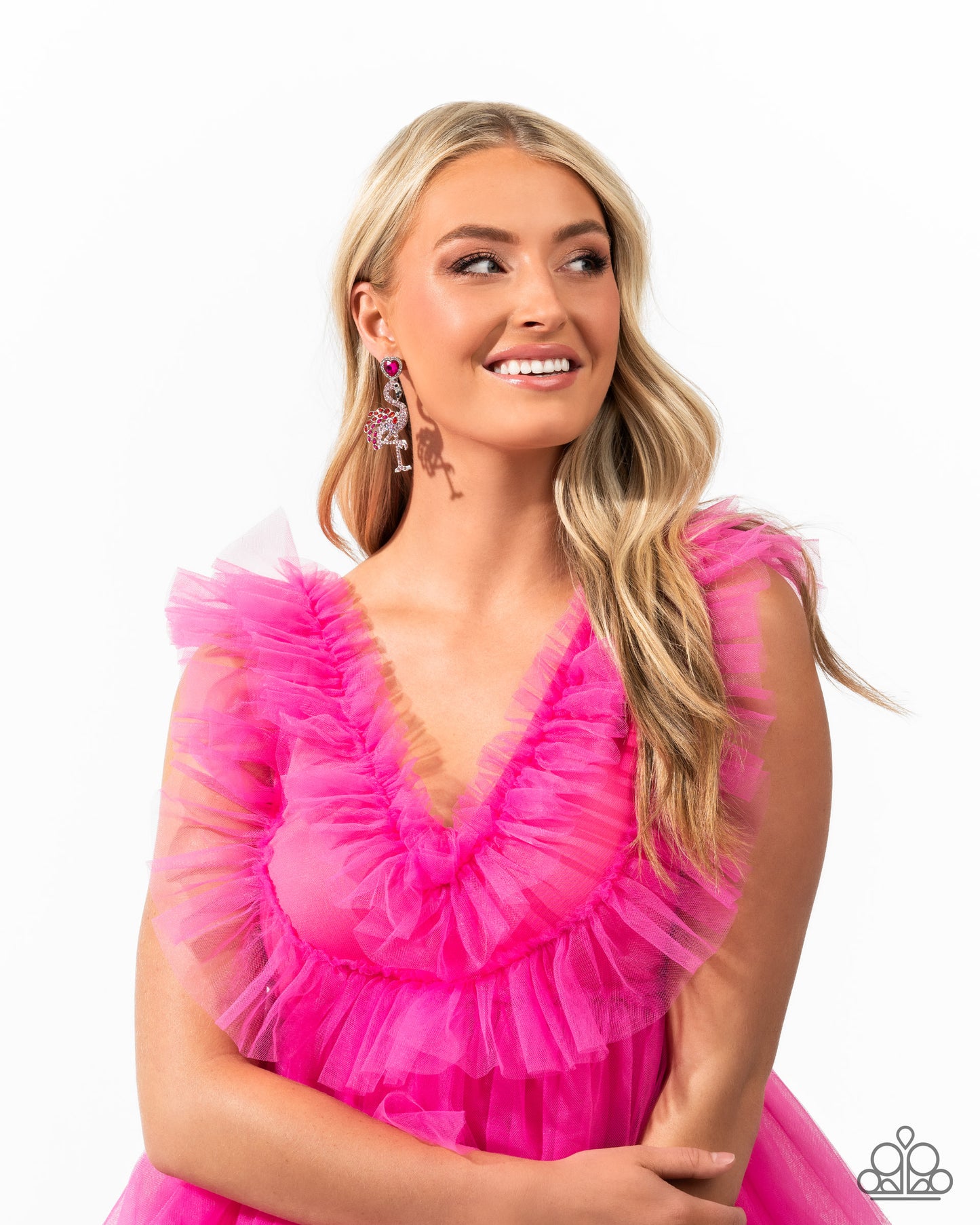 Flamingo Freestyle - Pink earrings -ONE PAIR PER ORDER☺️