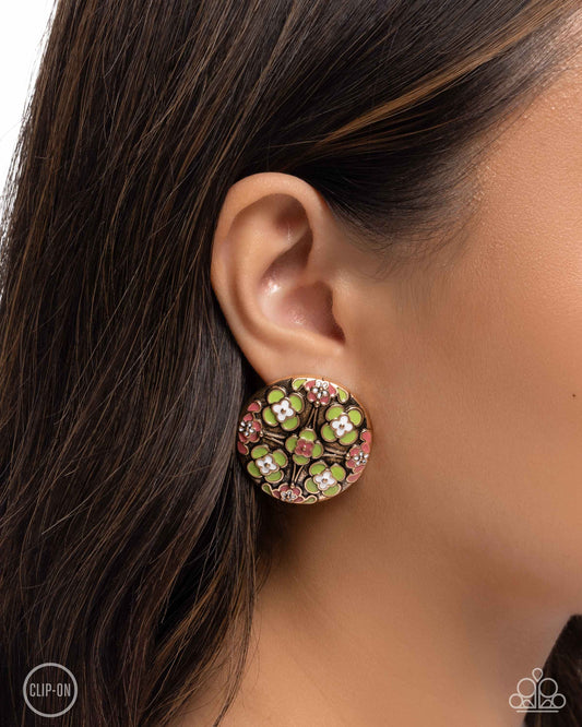 Quilt Art - Multi earrings