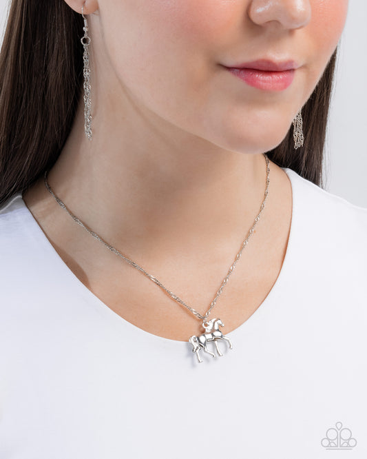 Stallion Statement - Silver necklace LIMIT 2 PER ORDER