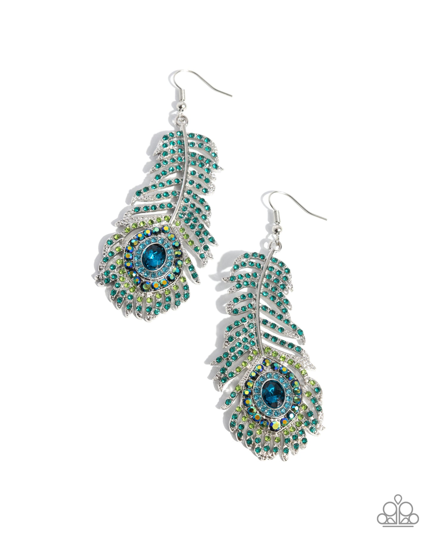 Prized Peacock - Green earrings