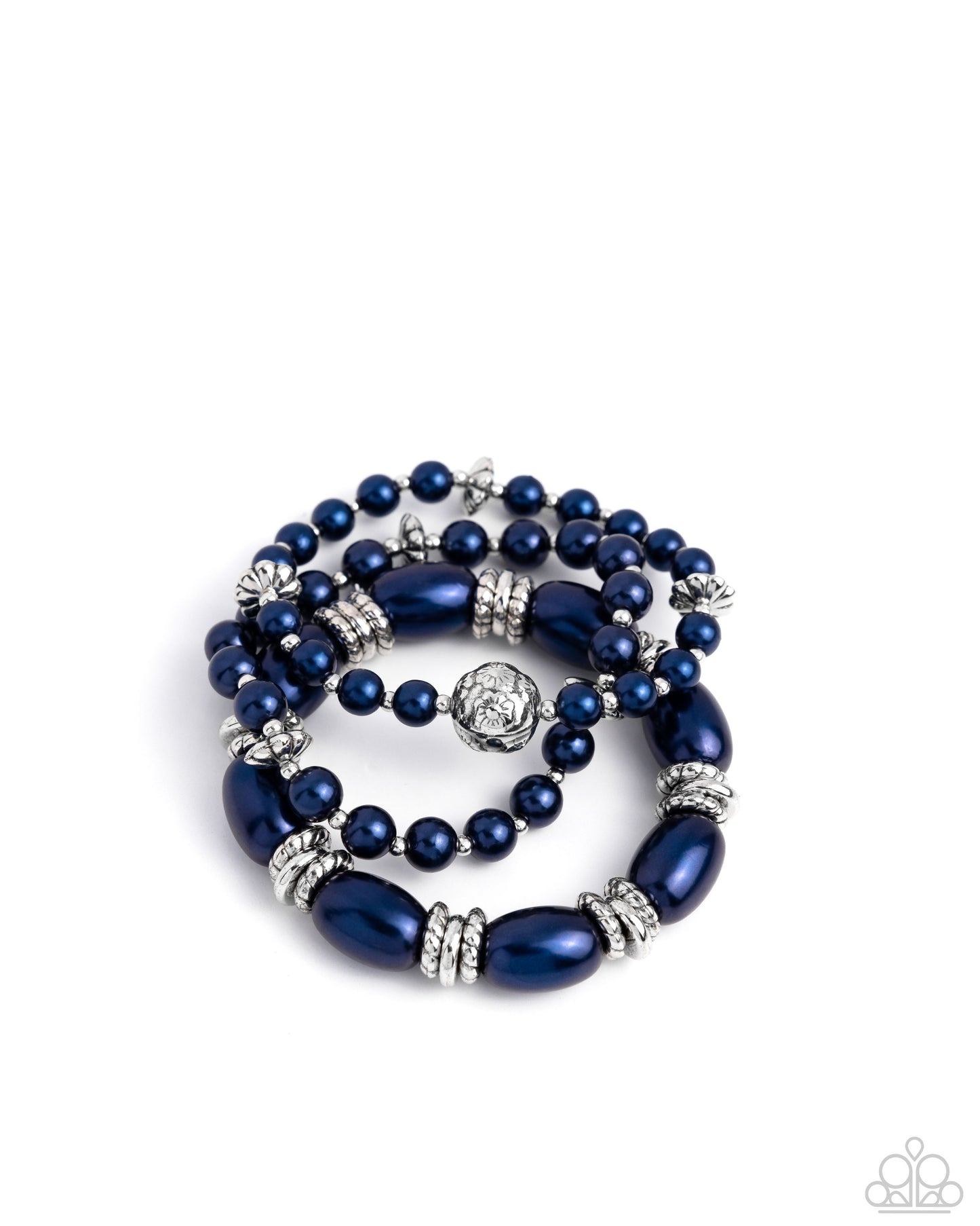 Smooth Stacks - Blue bracelet