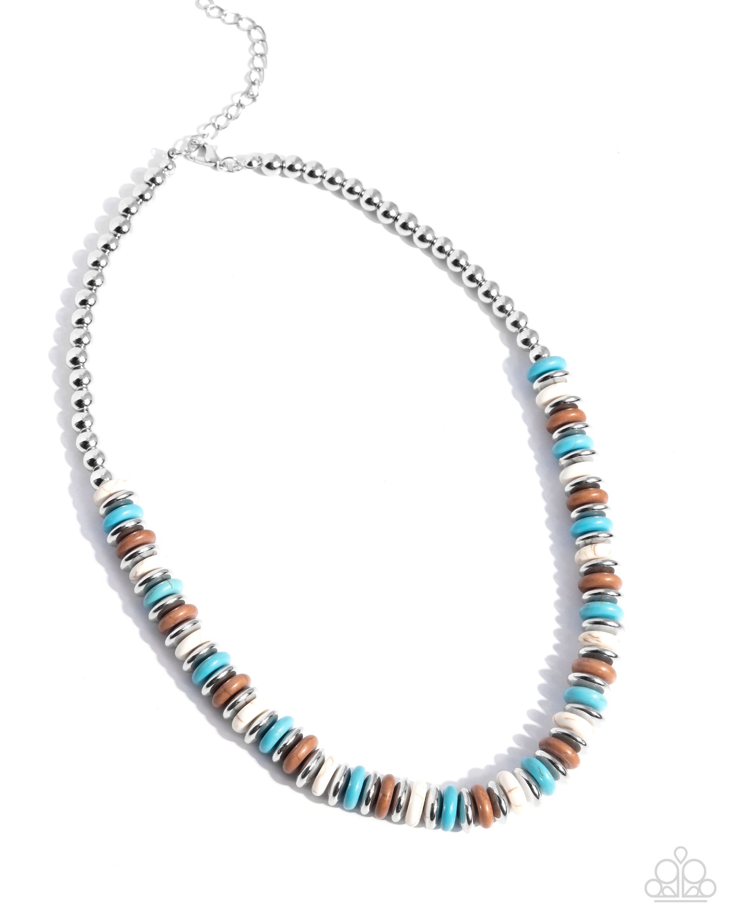 Straightforward Stones - Blue necklace