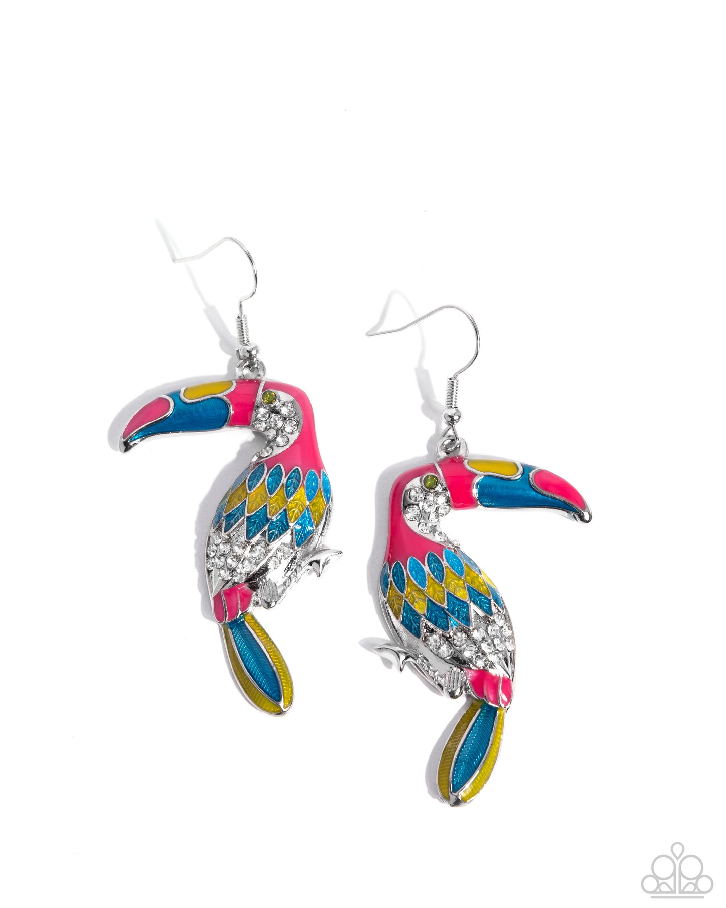 Toucan Tourist - Pink earrings