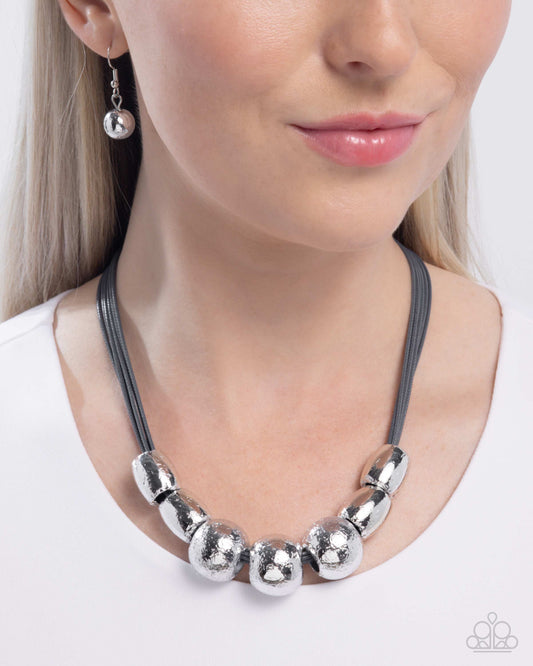 Powerhouse Push - Silver necklace