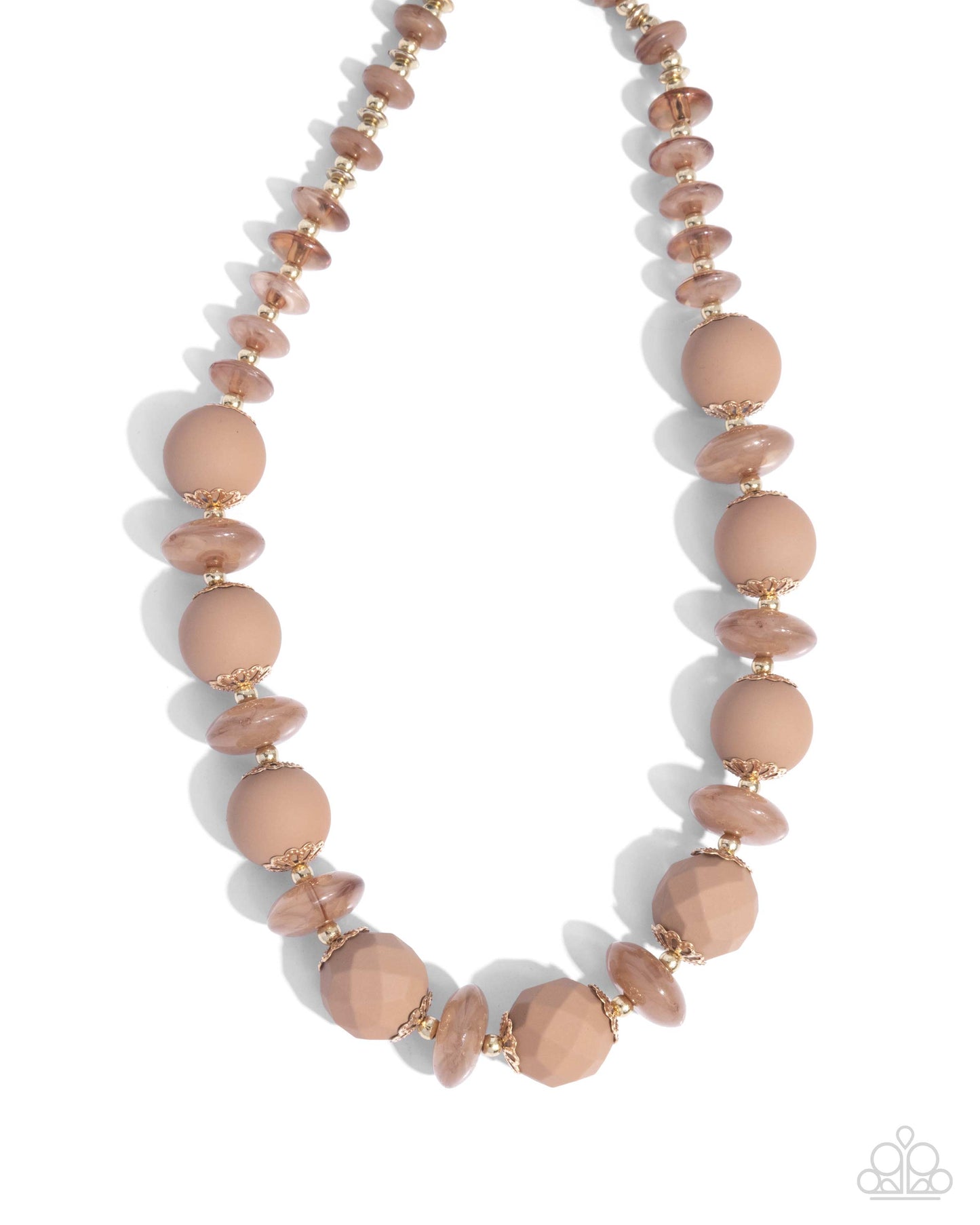 Cloudy with a Chance of CHARACTER - Brown Necklace